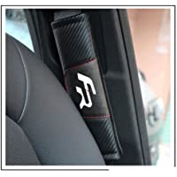 NA 2pcs Coche Cubierta del Cinturón de Seguridad Hombro Almohadillas- para Seat Leon 2 FR Protección Hombros Confort…